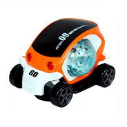 Future 360 Degree Rotating Stunt Car Bump and Go Toy  (Multicolor)