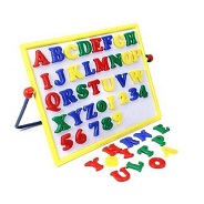 Kids Educational Alphabet Magnetic Number Board with Marker