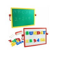 Alphabet Learning Board, 1 Alpha Magnetic Learning Board, 1 Duster n Chalk Pieces